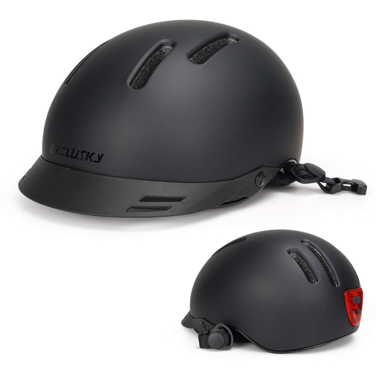 Bike Helmet Exclusky Bicycle Helmet with USB Light