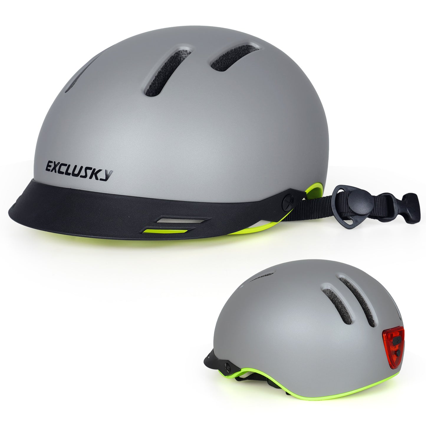 Bike Helmet Exclusky Bicycle Helmet with USB Light