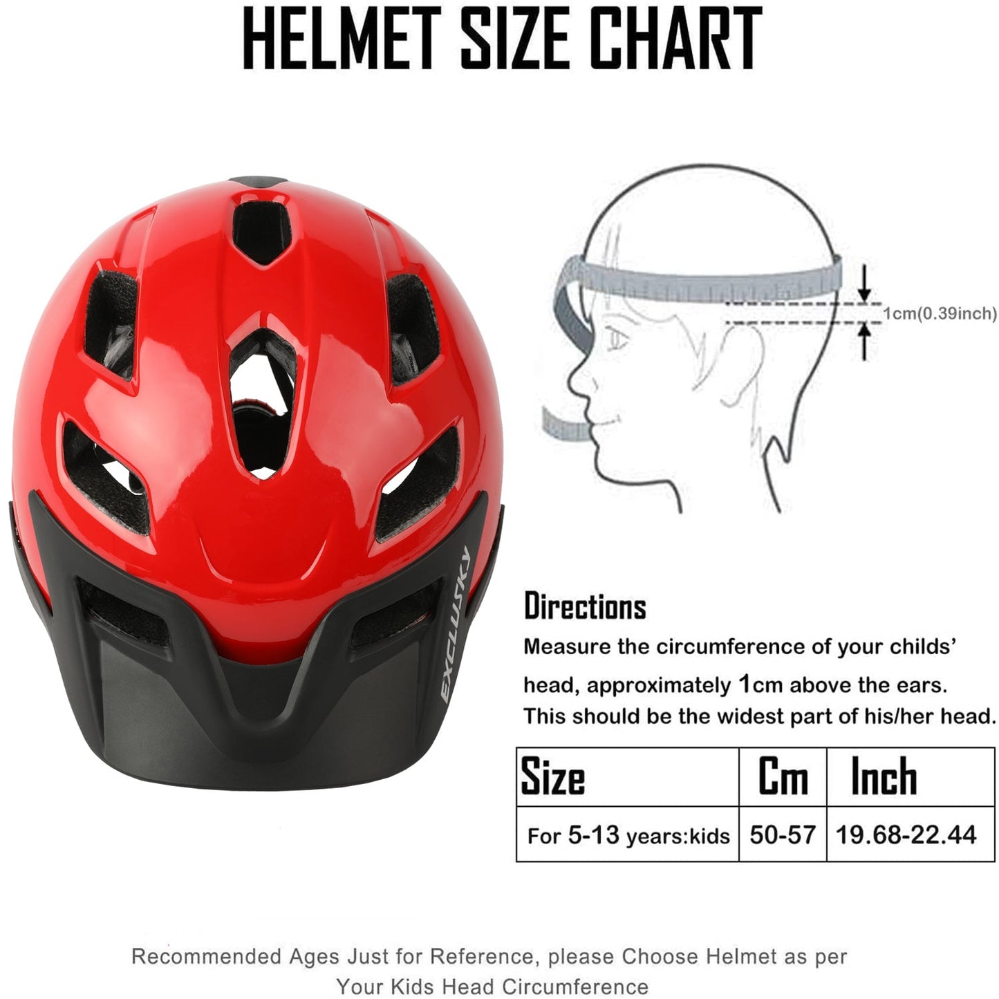 (🔥Clearance Sale🔥)Exclusky Kids Bike Helmet